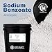 Lab Alley Sodium Benzoate, Food Grade, Kosher Certified, Halal, GMO-Free, Food & Beverage Preservative Powder, Bulk Additive & pH Stabilizer, 2.5 Kg