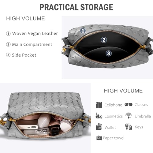 Crossbody Bags Woven Small Purses Shoulder Bag Leather Handbags for Women4