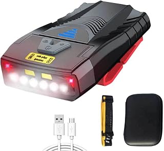 MOYIC Night Fishing Rechargeable Sensing Headlamp Hiking Detachable Flashlight Hat Torch Headlight Outdoor Equipment