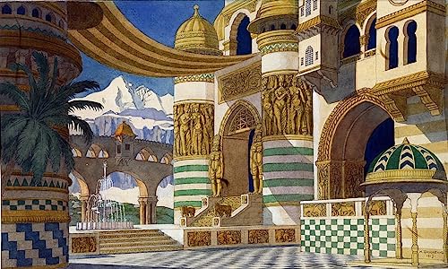 Toile Ruslan et Ludmila Ivan Bilibin - Image décoration murale opéra 60x90cm