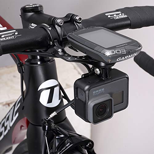 Corki Out Front Mount For Garmin Edge, Garmin Edge Mount For Garmin And Gopro Sports Action Camera,Garmin Bike Mount For Edge 130 200 500 510 520 810 820 1000 1030 (Black) #TOP5