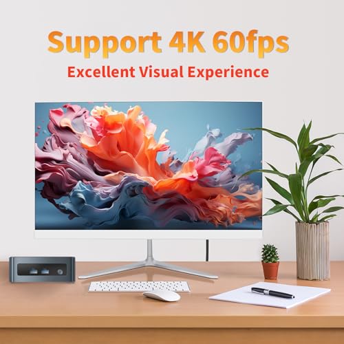 Image of Mini PC AMD Ryzen 5 5500U(6C /12T, up to 4.0GHz,Beat 5300U /4300U),NO Ram /NO SSD /NO OS, up to 64GB RAM, Support 4K Triple Display, Wifi6 / BT5.2 / Dual HD, Type-C, DesktopComputer forOffice /Home