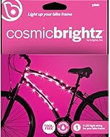 Vista 13 de Brightz CosmicBrightz - Cuerda de luz LED para marco de bicicleta, cuerda de 6.5 pies, funciona con pilas con interruptor de encendido/apagado