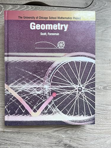 Geometry University of Chicago Mathematics Project 0673452697 Book Cover