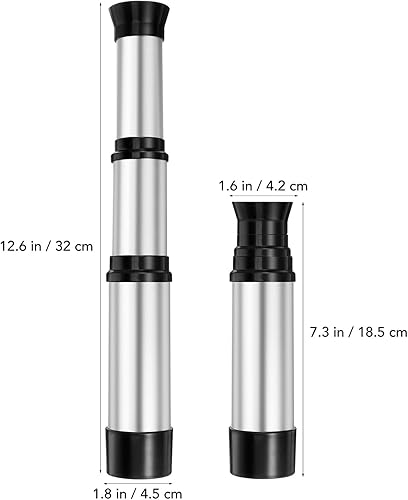 Miniatura 2 de SAFIGLE Telescopio de plástico para niños, regalos de niño pirata para niño, telescopio creativo, accesorios de disfraz de pirata, lupa, regalo de