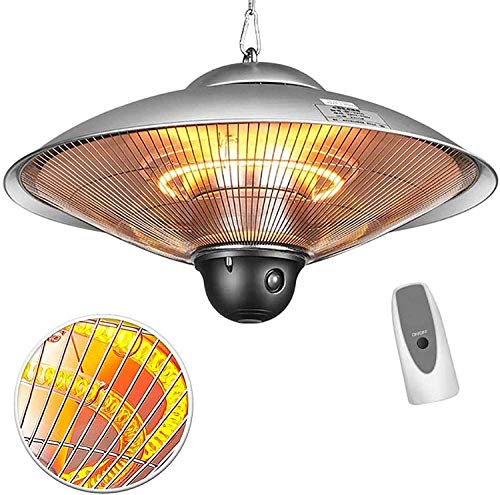 Hängen Heizung Innenaufnahme, Mounted Außen Decke Heizstrahler, mit Fernbedienung elektrische Heizung, für Hof, Garage Balkon