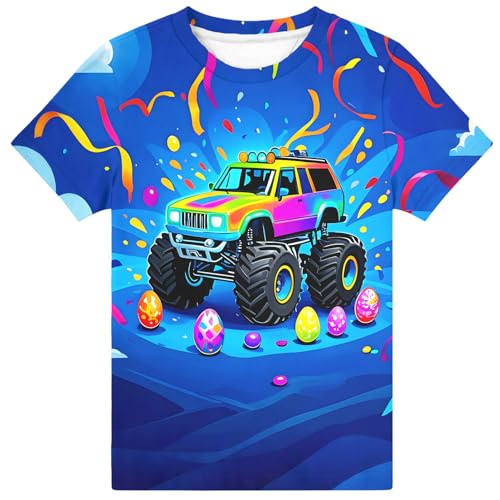 Image of Hgvoetty Boys Girls Graphic T-Shirts Kid 3D Casual Tops Tees for 6-16 Years