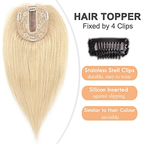 Elailite Hair Toppers For Thinning Hair Women Real Hair - Image 2