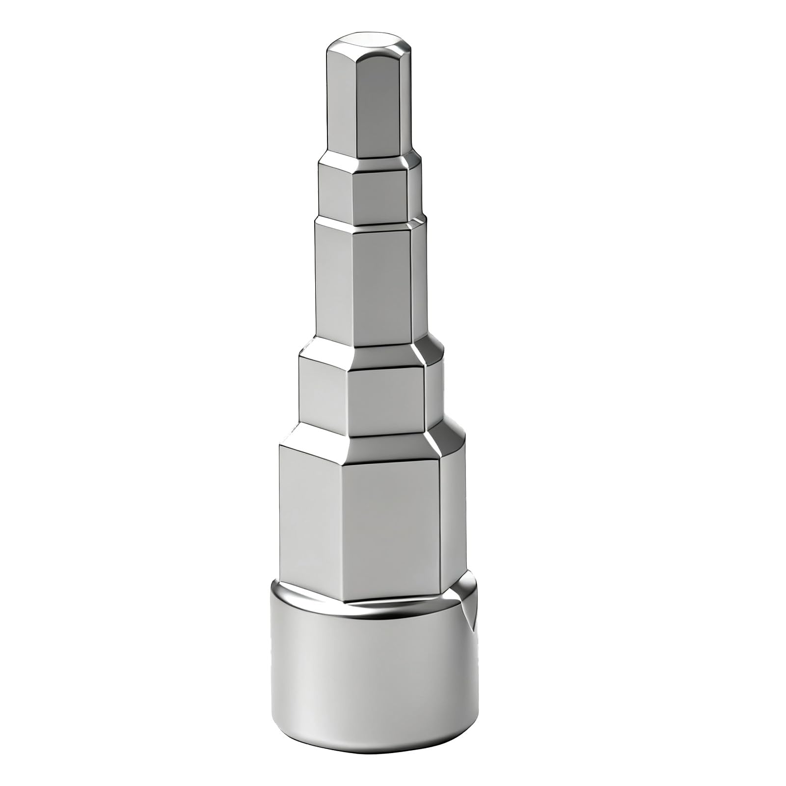 Llave Escalonada Para Sanitarios y Radiadores 1/2" para Fontanería, Llave Multifunción de Montaje Escalonada, Herramienta Cuadrada Empotrada de paso con 5 escalones, Acero al Cromo Vanadio