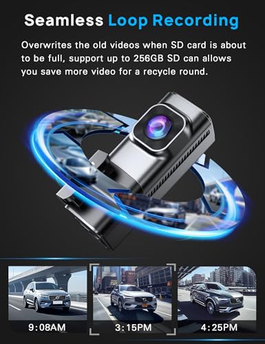 Image of Navycrest 4K Dash Cam Front and Rear, Built-in 5G WiFi, Dash Camera for Cars 4K Front and 1080P Rear, Dashcams for Cars Loop Recording, Gravity Sensor, 24-Hours Parking Mode, SD Card NOT Included