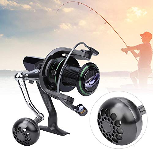 Neufday Saltwater Fishing Reel,All Metal Durable Long Shooting Saltwater Spinning Wheel Fishing Reel Accessory Tool(L6000) - Thumbnail 7