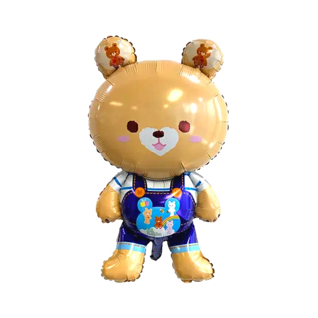 Party Decorz Teddy Bear Foil Balloon | Bear Foil Balloon Big Size (34X19 Inch,1 pcs) Birthday/Party Foil Balloon For Children Birthday Party Decoration