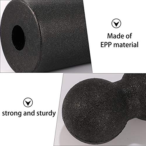 4 rolos de espuma muscular ExCEART para massagem esportiva bola de massagem fáscia bola para esticar