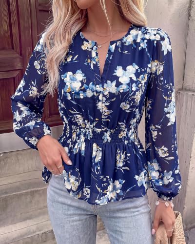  Women Dressy Babydoll Floral Shirt - image 6