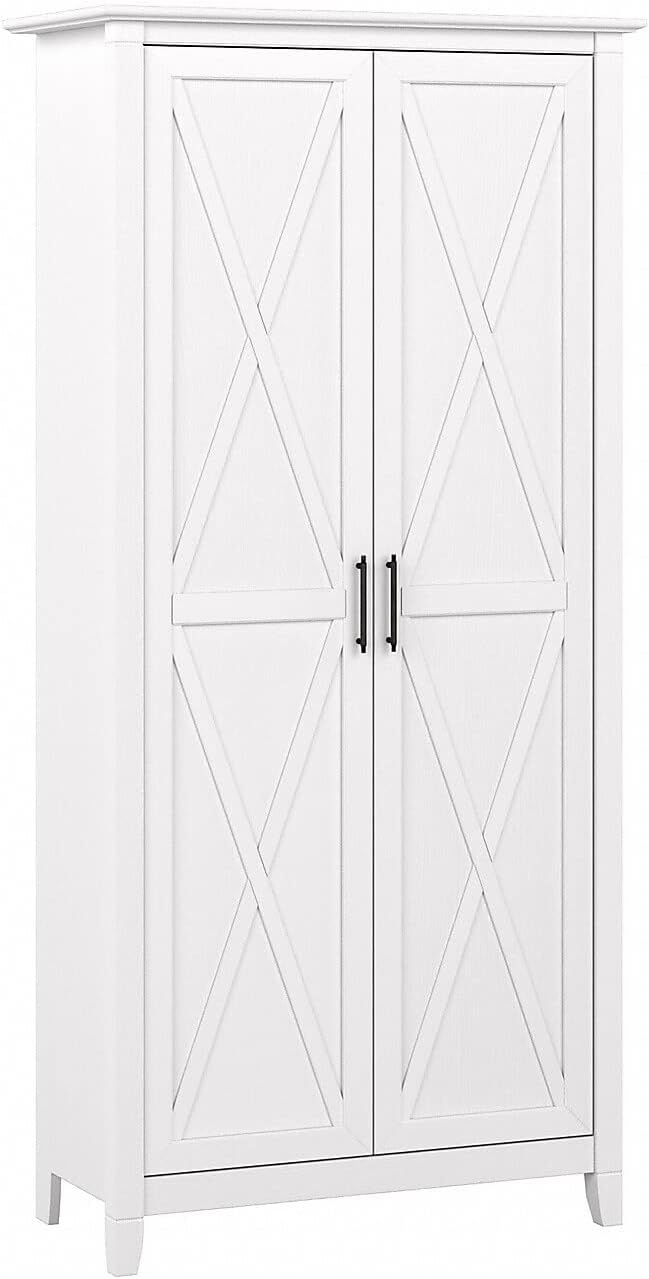 BrylaneHome Louvre Tall White Home & Kitchen