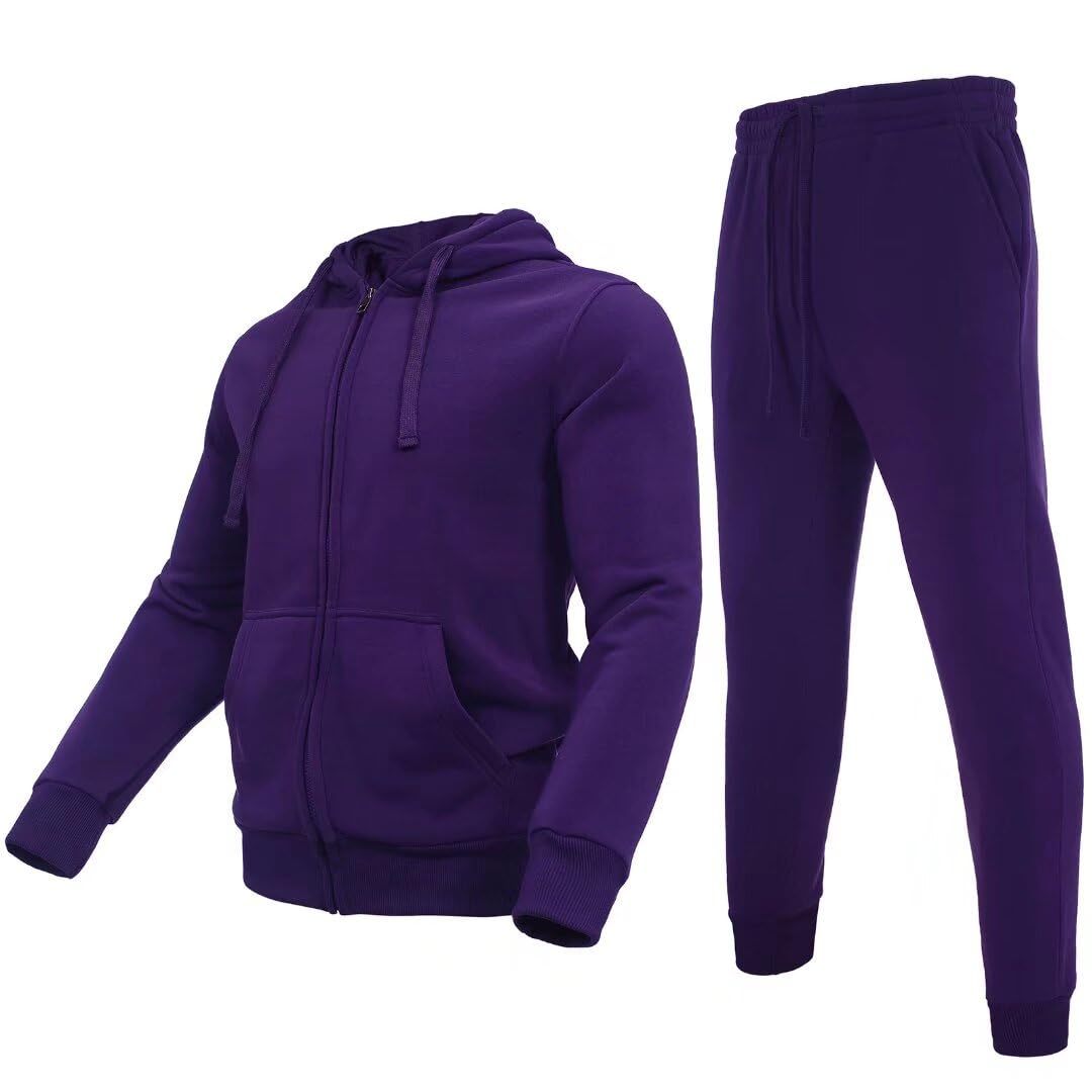 Zusmen Tracksuit Mens, Track Jackets and Pants 2 Piece Outfit