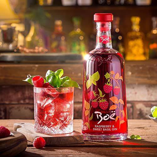 House of Boë - Raspberry and Sweet Basil Flavoured Gin - Premium House of Boë Scottish Gin - Raspberry Gin - 70cl - 41.5… – Bild 5