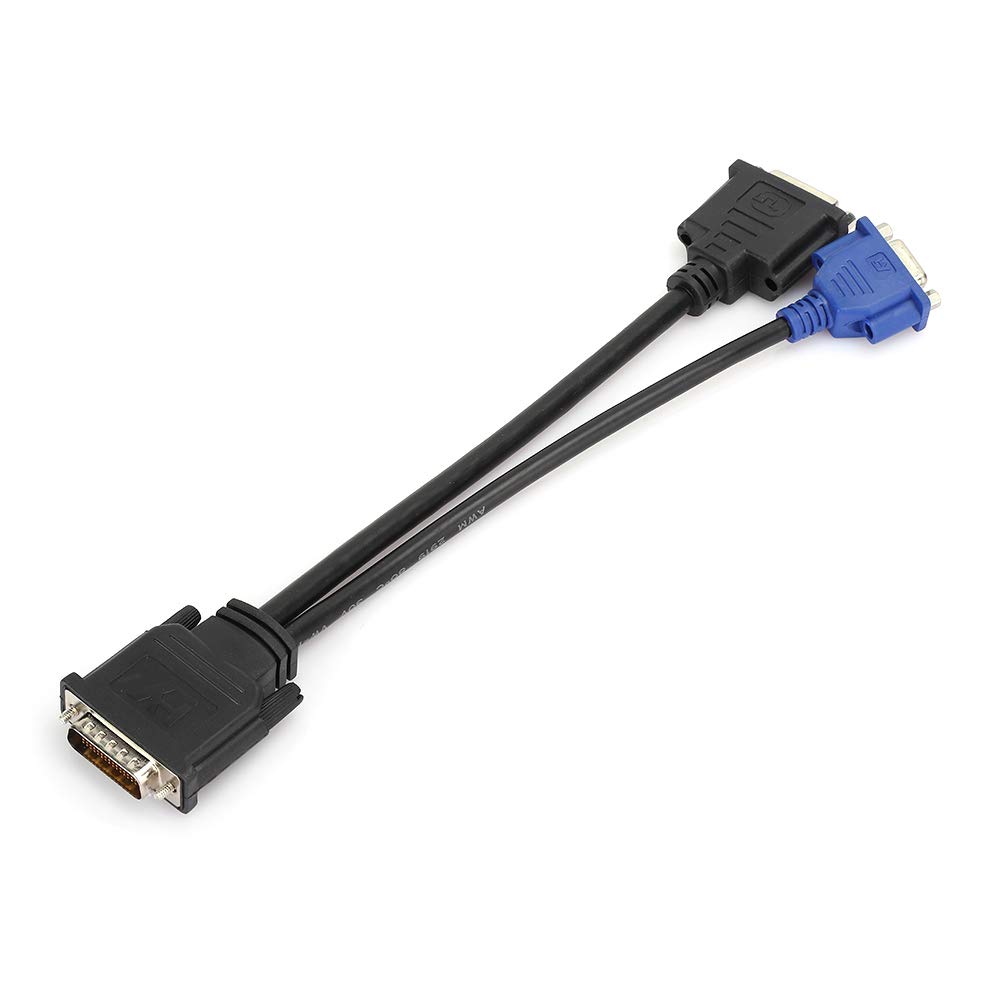 167 Monitor Cable,Female Dual Computer Monitor Extension Cable Adapter