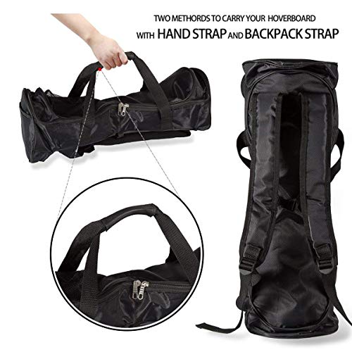 Hover Bag Impermeable para Dos Ruedas Equilibrio eléctrico Scooters Inteligentes Borad (Mochila de Transporte y Bolso de Moda) con Correas de...