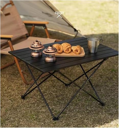 Table de camping robuste portative et pliante à ouverture rapide