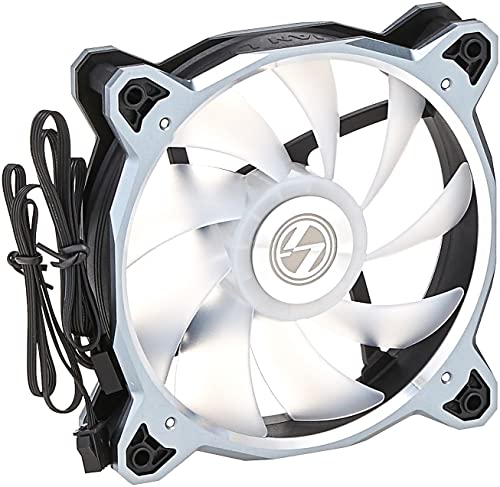 Lian Li Bora Digital Series RGB BR Digital-3R S, 120mm Addressable RGB LED PWM Fan, 3 Fans Pack – Gray Frame