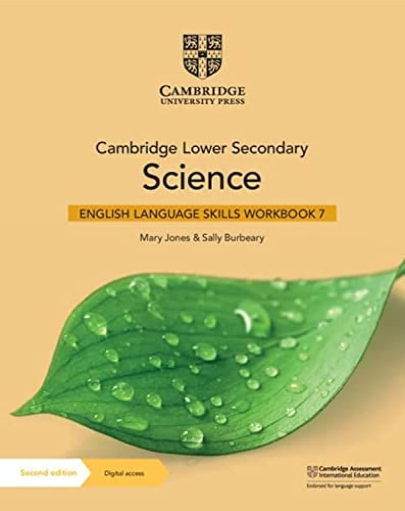 Cambridge Lower Secondary Science English Language Skills Workbook 7 with Di… 2e