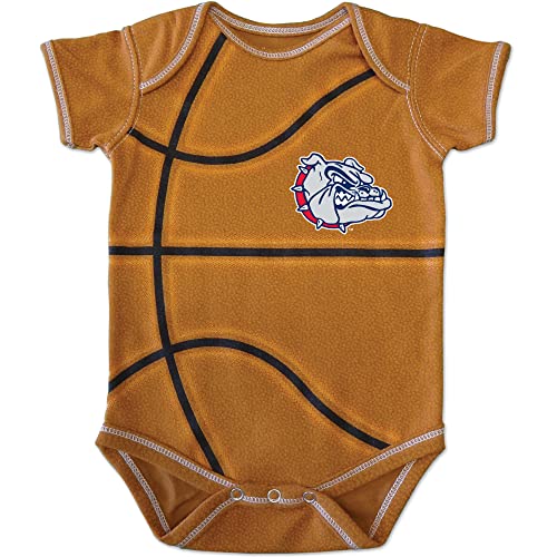 College Kids Gonzaga Bulldogs Infant MVP Basketball Short Sleeve Bodysuit (6M)