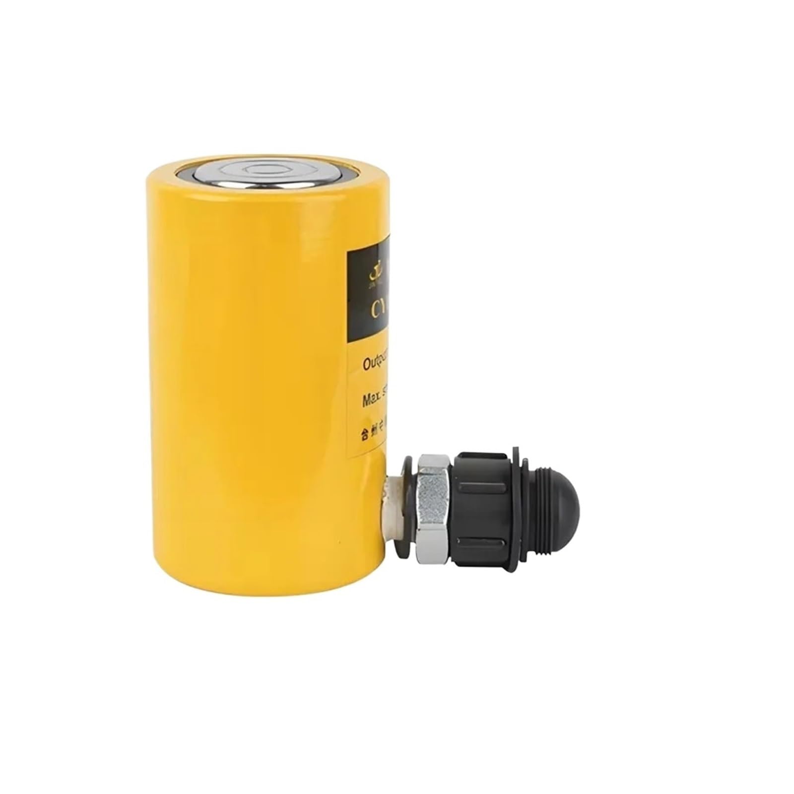 DUOCAI Hydraulic Ram Jack Multi-Section Stroke 10T 30T 50T Hollow Plunger Hydraulic Cylinder Jack Single Acting Ram Cylinder Heavy(A)
