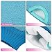 STOBAZA 8 Pcs Exfoliating Shower Gloves for Body Scrub with Massage Effect Reusable Bath Mitts for Women and Men Gentle Deep Cleansing for Arms Legs Chest and Back in Multiple Colors