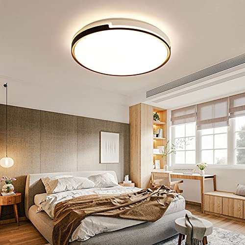 Chambre à coucher cocooning avec le lustre de plafond LED à lumière variable - 8