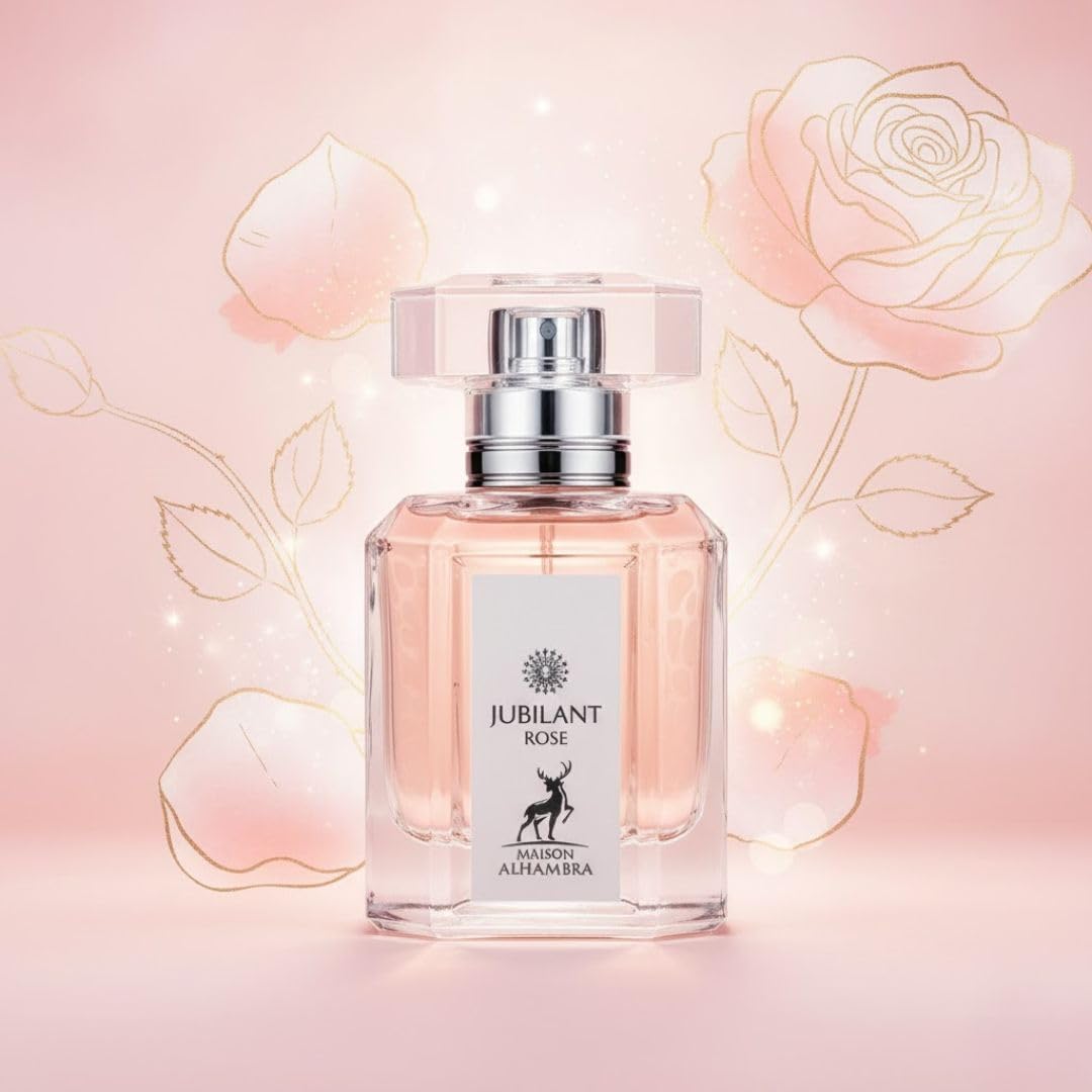 Maison Alhambra Jubilant Rose 香水 Amazon.com : Maison Alhambra Jubilant Rose Eau de Parfum Spray