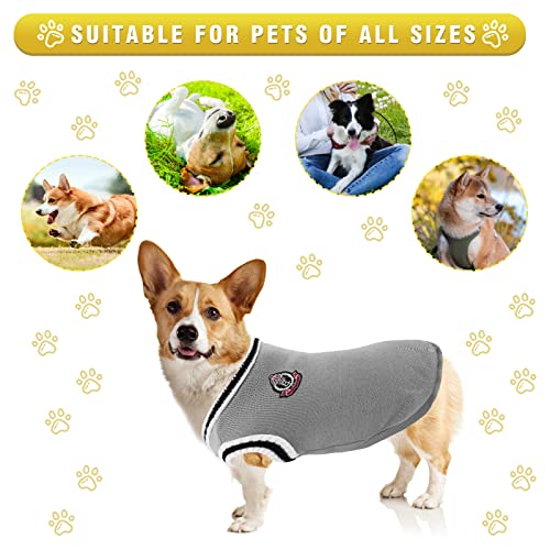 Pull-Overs pour Chiens Pull d'hiver Manteau pour Chiens Vêtements pour Chien Costume en Tricot Chaud pour Chien Chat Sweats Veste Gilet Vêtements pour Temps Froid Petite Moyens Grands Chiens Chiot,4XL – Image 4