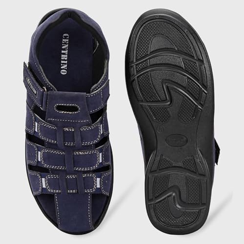 Image of Centrino Sandal for Men | Grip Insole for Stability | Modern Look with Straps | Comfortable Casual look sandal for Men's (9267)