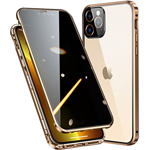 Coque iPhone 14 Pro anti-espion verre magnétique avec protection objectif intégrale