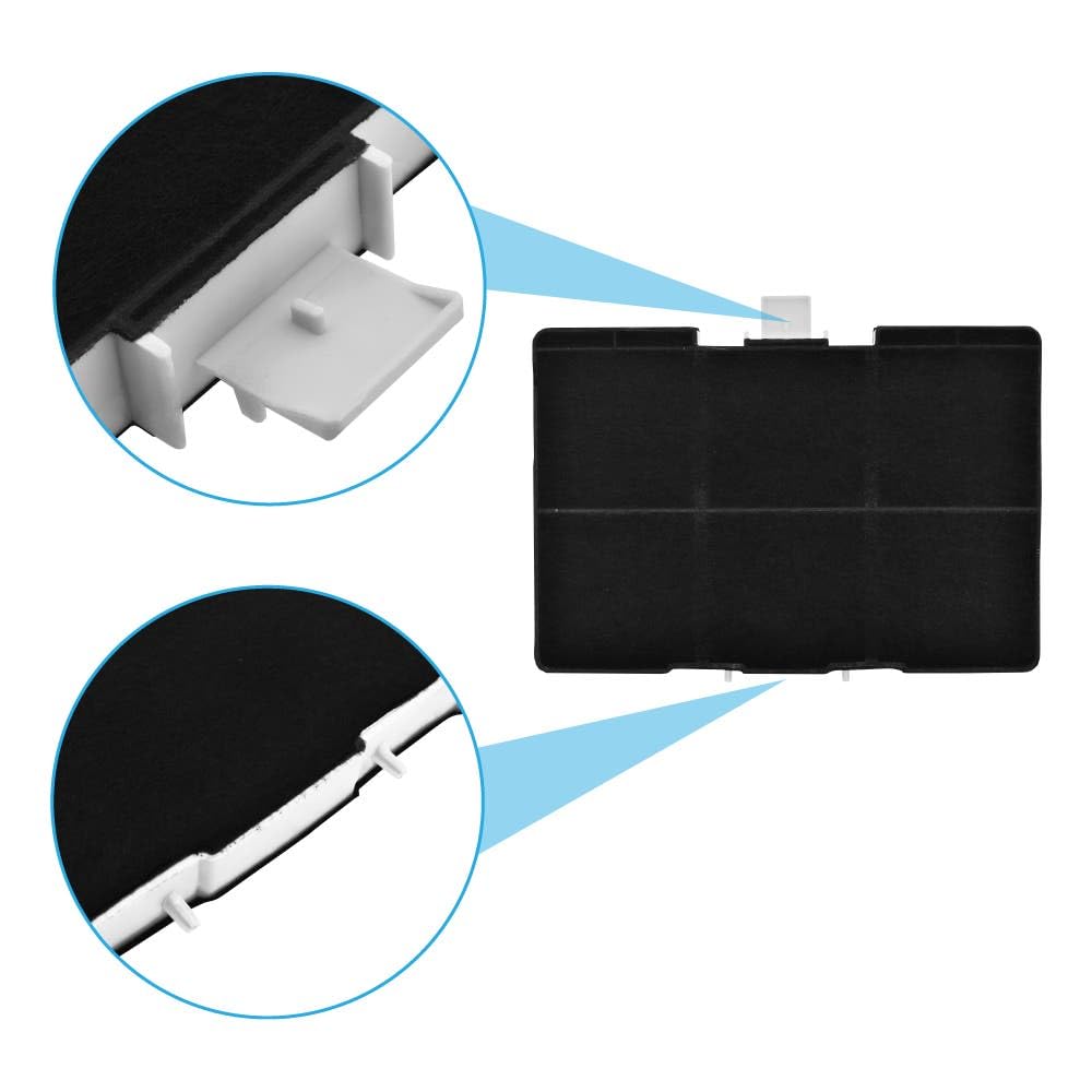 AllSpares Filtre à charbon pour hottes aspirantes - Adapté pour Bosch DHZ5346 / 11026771/00705432, Siemens LZ53451 et Neff Z5102X1 (317x216x22mm)