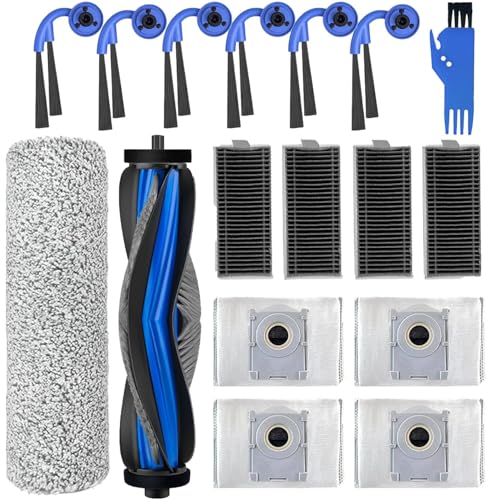 Image of 17 PCS Replacement Accessories Kit for Ecovacs Deebot X9 Pro Omni / X9 Pro / X11 Pro Omni / X11 Pro / X11 Mop Robot Vacuum Cleaner Main Brush Dust Bag Mop Roller Parts
