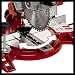Einhell 4300295 TC-MS 2112 - Ingletadora, corte transversal, 1600 W, 230 V,...
