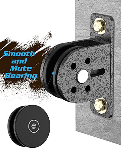 Single Pulley Block, Heavy Duty Silent Lifting Pullys, Wall/Ceiling Mount Pulleys, Fixed Mute Bearing Pulley Loading 300Kg Home Gym Accessories For Lifting Weights, Hoists (1) #TOP4