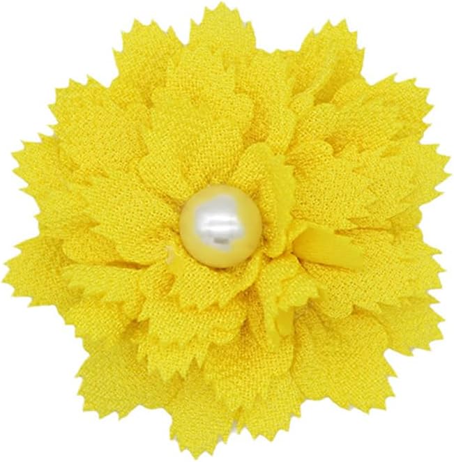 IS4UPearl Flower Hair Clip and Brooch Pin for Women Handmade Fabric Maple Leaf Flower Pearl Brooch Maple Leaf Brooch Pearl Brooch Lapel Pins Pearl Flower Brooches Flower DIY Clothing Shoes Hats Accessories Wedding Party Dance Banquet Dress Suit Ceremony Jewelry Accessories