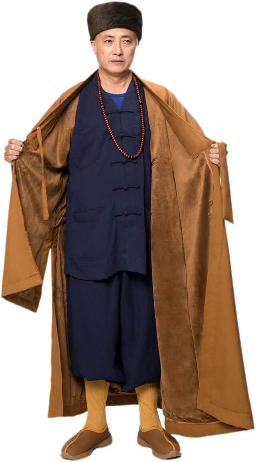 Kung Fu Shaolin Monk Winter Velveteen Robe