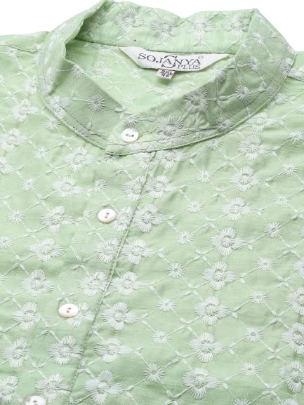 Image of SOJANYA (Since 1958, Men's Silk Blend Grey Kurta Pyjama & Silk Blend Jacket Combo