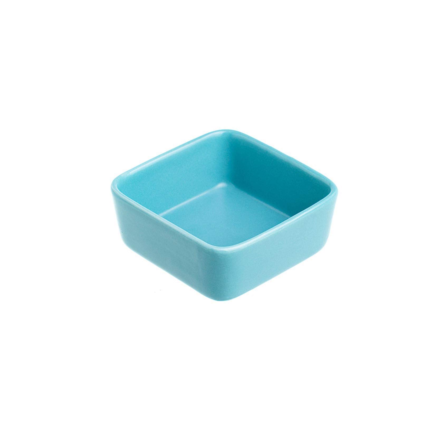 Dipschälchen Tauchschalen Set 10 stücke Porzellangerichte Vorspeisenplatten Gewürzgerichte für getrocknete Früchte Nüsse Süßigkeiten Multiple Farben zur Auswahl Saucen Schalen ( Color : Blue )