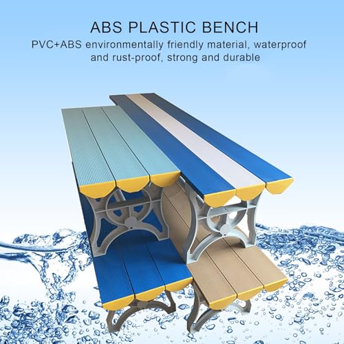 Hohe Kapazität, 800 kg, wasserdicht, für drinnen und draußen, Fitnessstudio, Park, Pool, ABS-Kunststoff-Design, vielseitige Sitzlösung für alle Räume