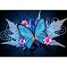 New 5D Diamond Painting Kit Blue Butterfly DIY Crystals Diamond Rhinestone Painting Pasted Paint by Number Kits Cross Stitch Embroidery Decor Wall Stickers HOT Sale ! ❤️ ZYEE (Multicolor(4030cm))