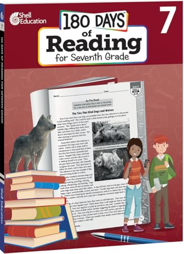 180 Days: Reading for 7th Grade Practice Workbook for Classroom and Home, Cool and Fun Practice Created by Teachers