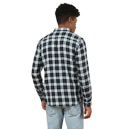 Image of Wrangler Men's Checkered Regular Fit Shirts