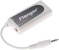 FC-21 Conversor de Guitarra Conversor de Baixo de Guitarra Elétrica para Celular Adaptador de Tablet Compatível com Telefones iOS Tablets Android Smartphone Tablet com Plugue de Áudio de 3,5mm