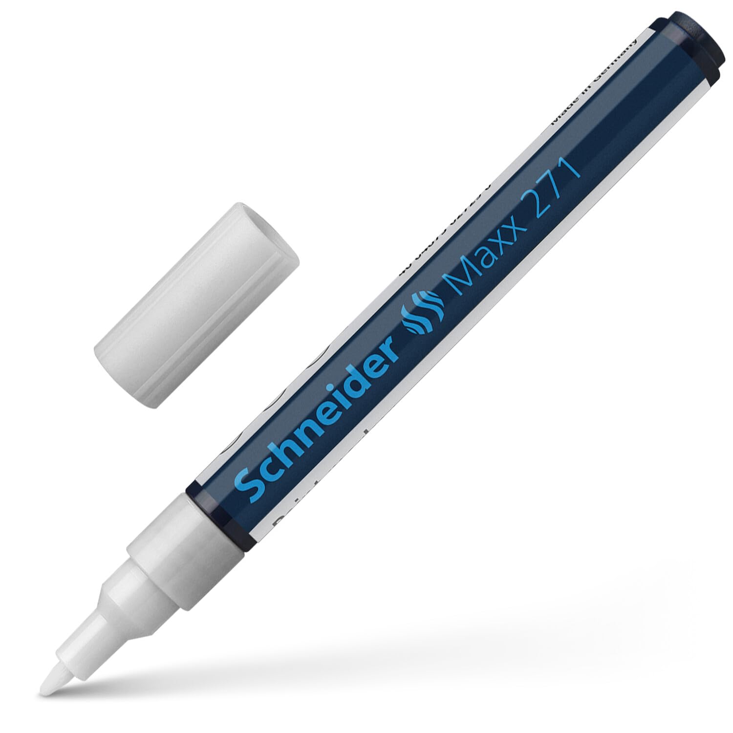 Schneider 271 Marqueur peinture Pointe ronde 1-2 mm Blanc Lot de 10