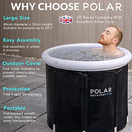 Polar Recovery Tub/Portable Ice Bath For Cold Water Therapy Training/An Ice Bathtub For Athletes - Adult Spa For Ice Baths And Soaking #TOP2