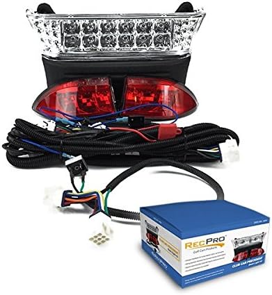 New Club CAR Precedent 2004-2008 Gas Golf CART Light KIT All LED Light KIT with LED Head Lights & LED Tail Lights